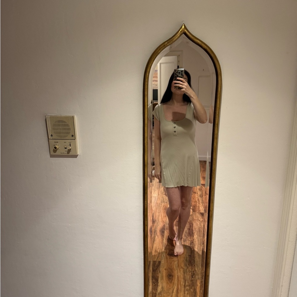 Stylish Cream Mini Dress ASOS